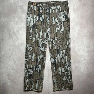 Vintage Redhead Blue Bill Trebark Tree Bark Camo Pants Men's 39x32 USA